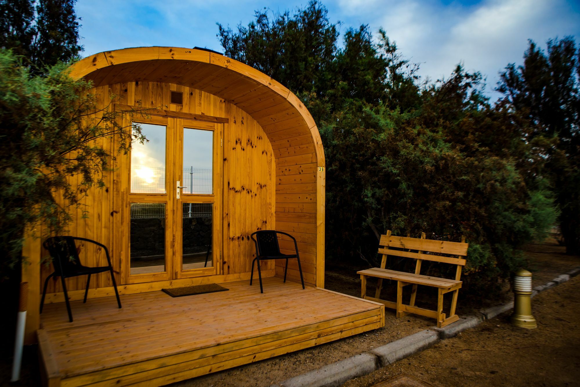 Eco-Wooden Houses Camping Montana Roja エル・メダノ エクステリア 写真